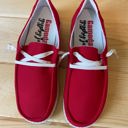  Gypsy Jazz "Game Day 2" Red Slip-on Shoes