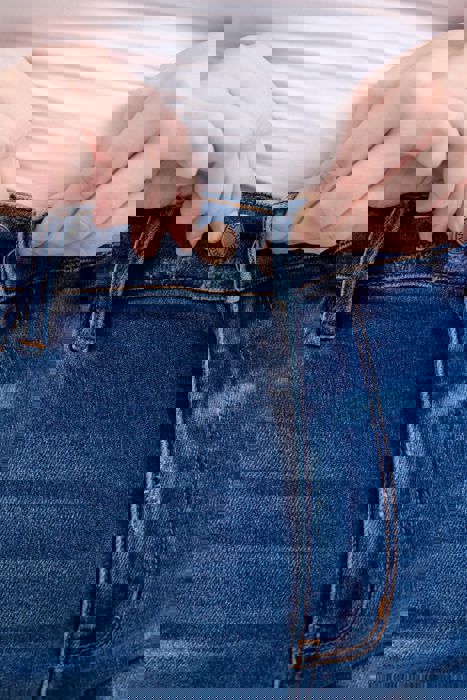 Judy Blue Mid Rise Double Button Destroyed Dad Denim Short 152103