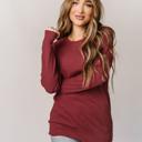  Ampersand Classic Pullover, Cranberry