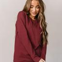  Ampersand Classic Pullover, Cranberry