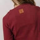  Ampersand Classic Pullover, Cranberry