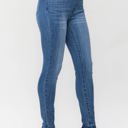  Judy Blue High Waist Release Hem Pull On Skinny Denim Jeans 88746