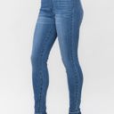  Judy Blue High Waist Release Hem Pull On Skinny Denim Jeans 88746