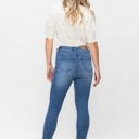  Judy Blue High Waist Release Hem Pull On Skinny Denim Jeans 88746