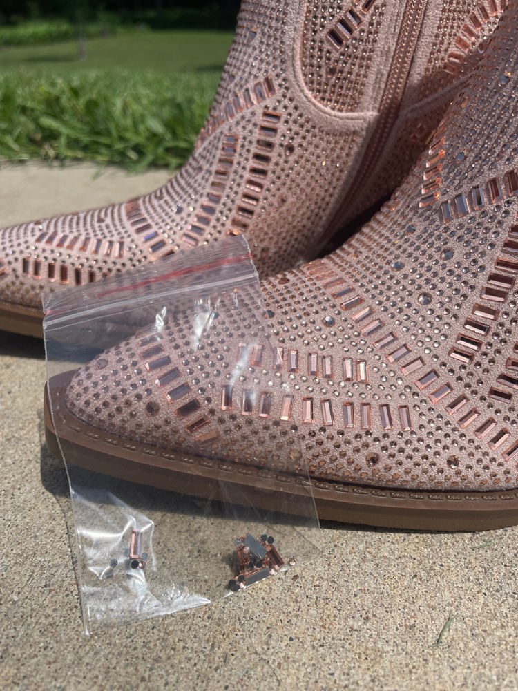 Very G "Maze" Rose Gold Bootie