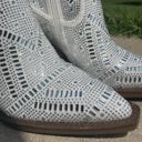  Very G "Maze" White Silver Bootie