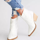  Very G "Maze" White Silver Bootie