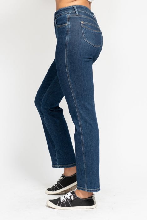 Judy Blue High Waist "Tummy Control" Classic Straight Denim Jeans 88575