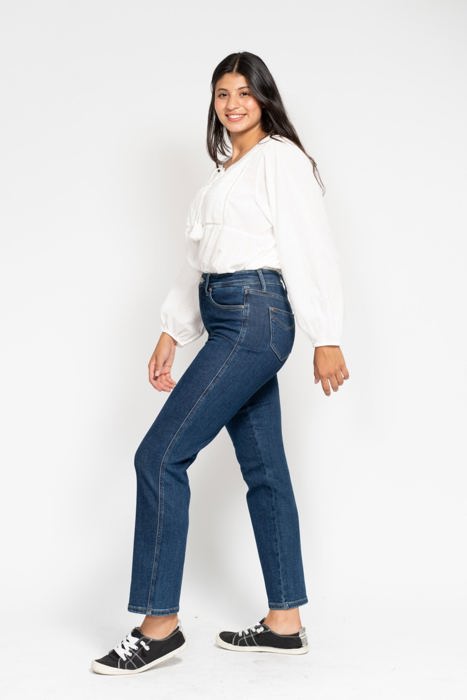 Judy Blue High Waist "Tummy Control" Classic Straight Denim Jeans 88575