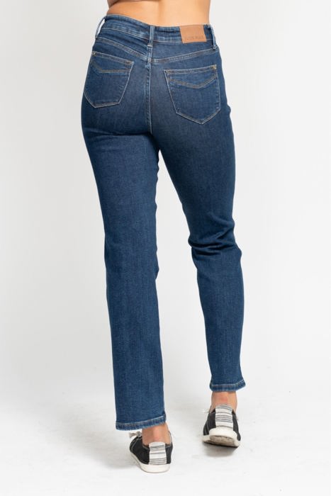 Judy Blue High Waist "Tummy Control" Classic Straight Denim Jeans 88575