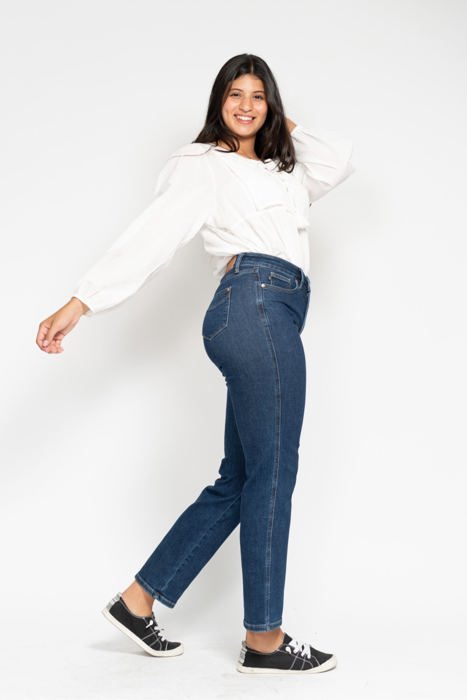 Judy Blue High Waist "Tummy Control" Classic Straight Denim Jeans 88575