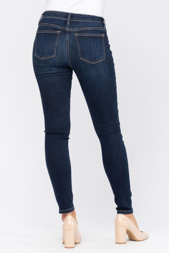 Judy Blue Bloom Maternity Mid Rise Skinny Denim 9801