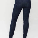  Judy Blue High Waist Tummy Control Raw Hem Skinny Denim Jeans 88703