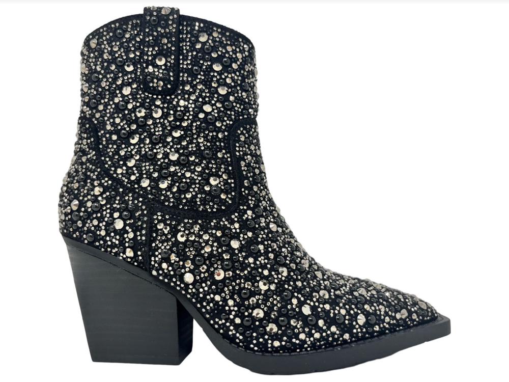 Very G "Kady Pearl" Black Bootie