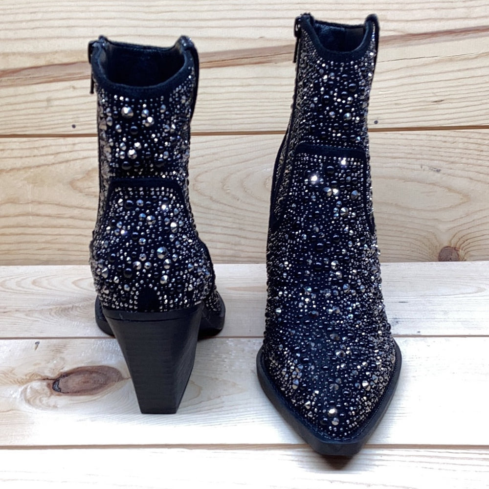 Very G "Kady Pearl" Black Bootie