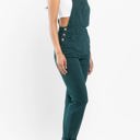  Judy Blue High Waist Garment Dyed Teal Double Cuff Boyfriend Overall Denim 88789