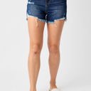  Judy Blue High Waist Rigid Magic Fray Hem Denim Short 150257