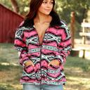  Southern Grace Mountain Time Zip Up Jacket, Aztec