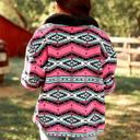  Southern Grace Mountain Time Zip Up Jacket, Aztec