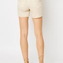  Judy Blue High Waist Garment Dyed Bone Embroidered Denim Short 150249