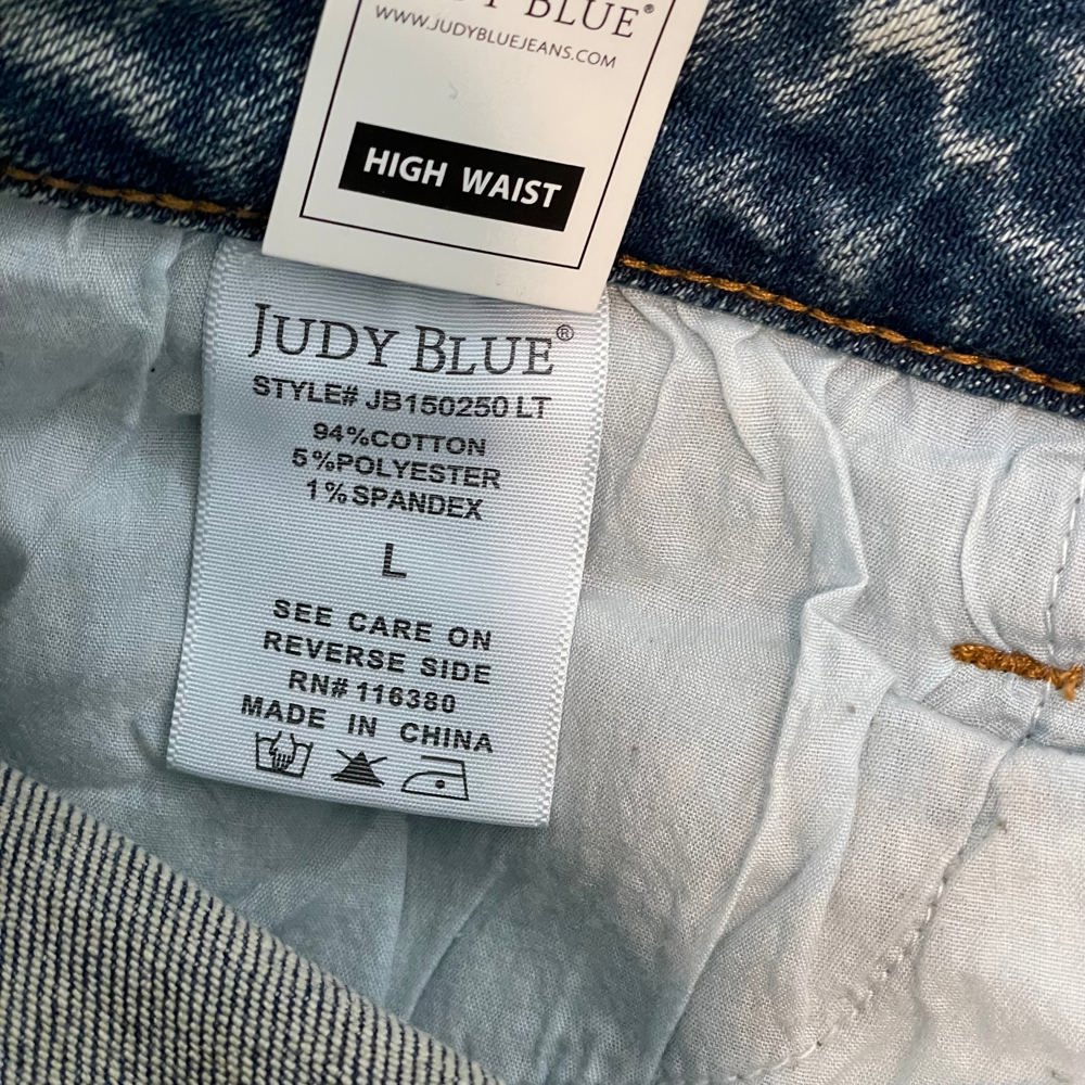 Judy Blue High Waist Mineral Wash Destroy Boyfriend Denim Short 150250