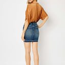  Judy Blue High Waist Tummy Control Release Hem Denim Skirt 2820