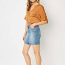  Judy Blue High Waist Tummy Control Denim Skirt 2819