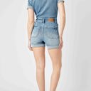  Judy Blue High Waist Short Sleeve Denim Romper 150244