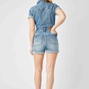  Judy Blue High Waist Short Sleeve Denim Romper 150244