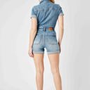  Judy Blue High Waist Short Sleeve Denim Romper 150244