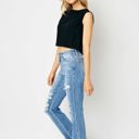  Judy Blue High Waist Destroy Fray Hem Bootcut Denim 82542