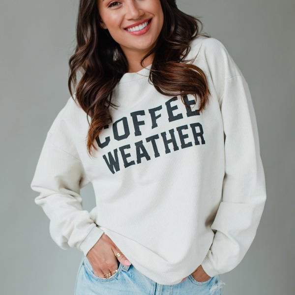 Panache Corded "Coffee Weather" Pullover