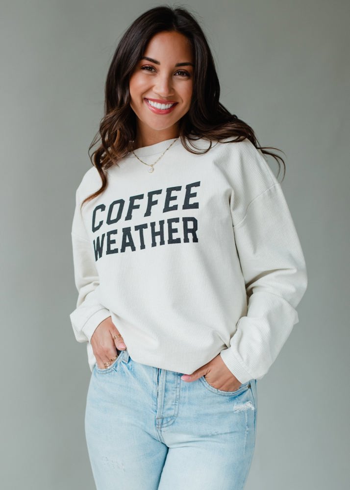 Panache Corded "Coffee Weather" Pullover