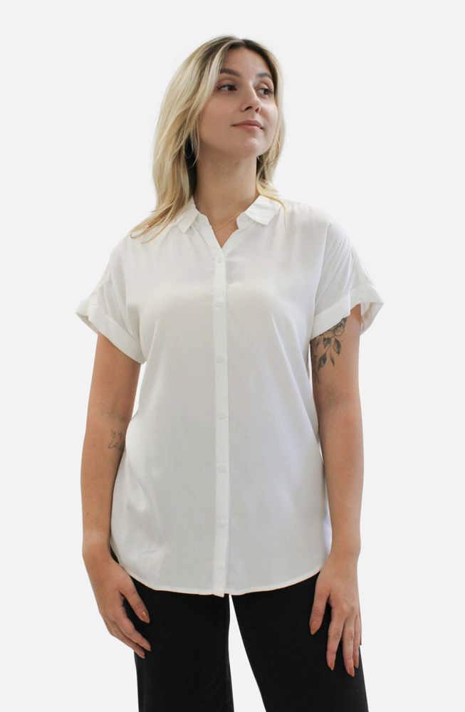 Beach Lunch Lounge Spencer Button Down, White