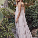  In February Stretch Strap Cami Maxi Dress, Latte