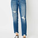  Judy Blue High Waist Queen of Hearts Coin Pocket Boyfriend Denim 88569