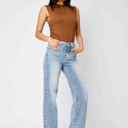  Judy Blue High Waist Front Yoke Retro Wide Leg Denim 88673 - Plus