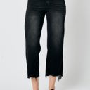  Judy Blue High Waist Destroy Raw Hem Wide Leg Denim 88829