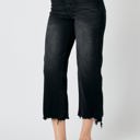  Judy Blue High Waist Destroy Raw Hem Wide Leg Denim 88829 - Plus