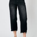  Judy Blue High Waist Destroy Raw Hem Wide Leg Denim 88829 - Plus