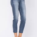  Judy Blue High Waist Raw Hem Relaxed Fit Denim 88191 - Plus