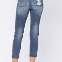  Judy Blue High Waist Raw Hem Relaxed Fit Denim 88191 - Plus