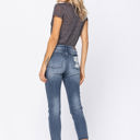  Judy Blue High Waist Raw Hem Relaxed Fit Denim 88191 - Plus