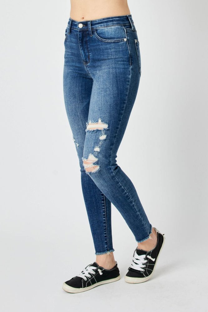 Judy Blue High Waist Destroy Skinny Denim 82581