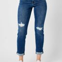  Judy Blue Mid Rise Destroy Slim Denim 82607