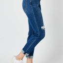  Judy Blue Mid Rise Destroy Slim Denim 82607 - Plus