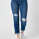  Judy Blue Mid Rise Destroy Slim Denim 82607 - Plus