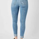  Judy Blue Mid Rise Destroy & Cuff Skinny Denim 82528 - Plus