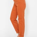  Judy Blue High Waist Garment Dyed Auburn Orange Double Cuff Jogger Denim 88911 - Plus