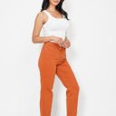  Judy Blue High Waist Garment Dyed Auburn Orange Double Cuff Jogger Denim 88911 - Plus